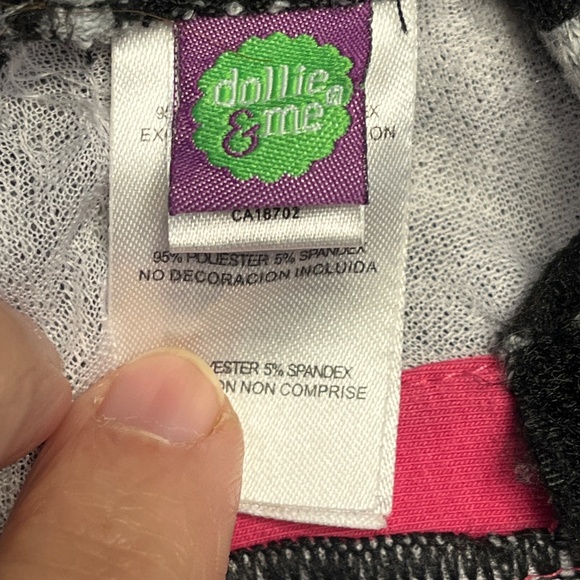 Dollie & Me Girls’ Doll Clothing - Dress/top PLUS a girls’ matching headband - Picture 3 of 3